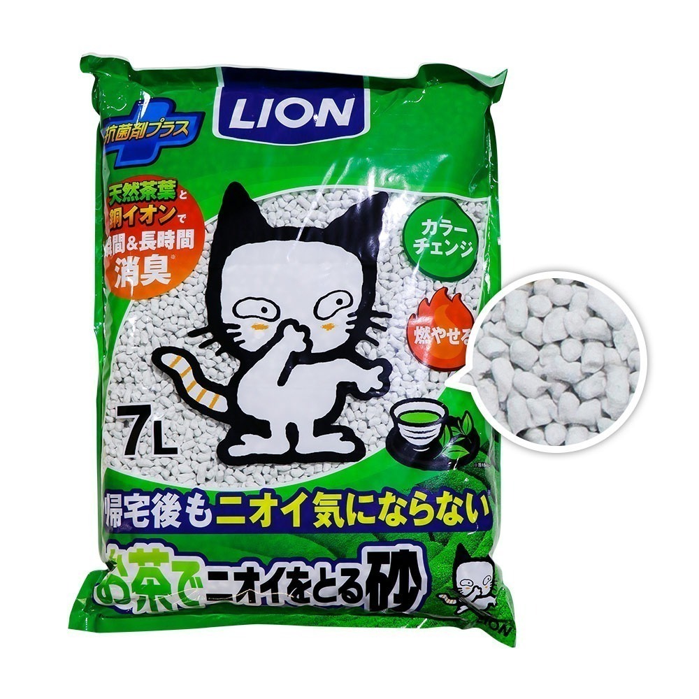 日本LION 除臭貓砂 紙砂7L-規格圖1