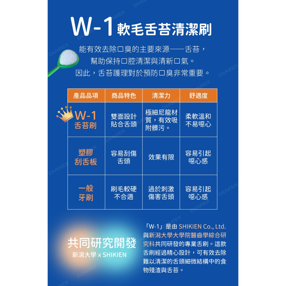 SHIKIEN W-1舌苔刷「日本境內版」-細節圖5