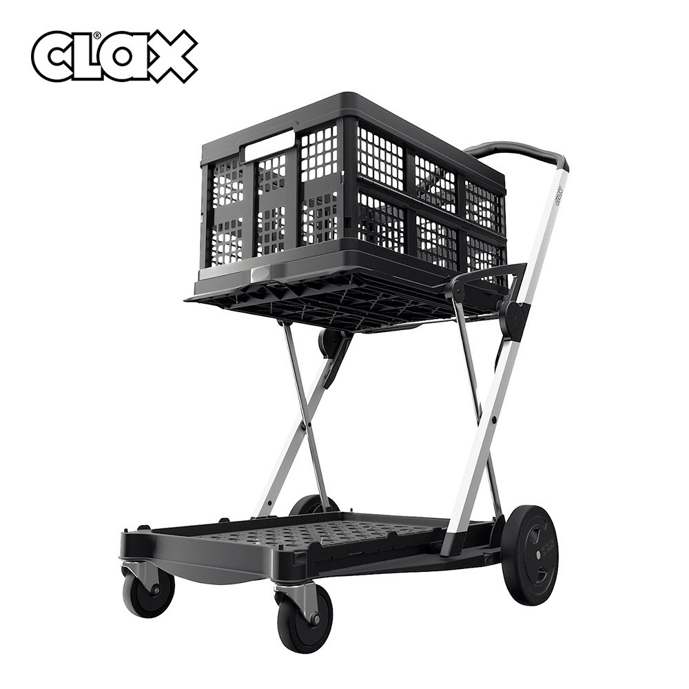 德國CLAX 多功能折疊式手推車 (孔雀綠/耀石灰/寶石紅/經典黑/浪漫粉)-規格圖9