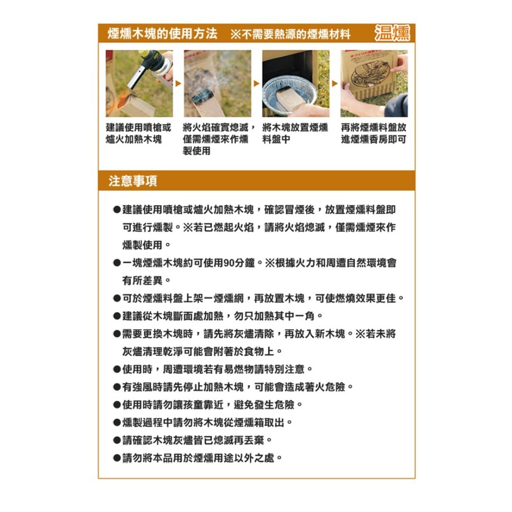 日本 SOTO  煙燻木塊－小 (櫻桃/胡桃/經典/橡木桶)-細節圖7