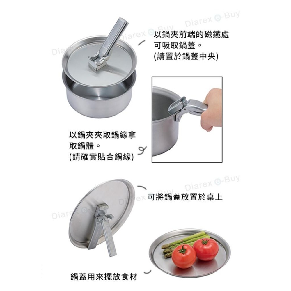 日本 SOTO   戶外不銹鋼鍋具8件組 ST-950-細節圖6