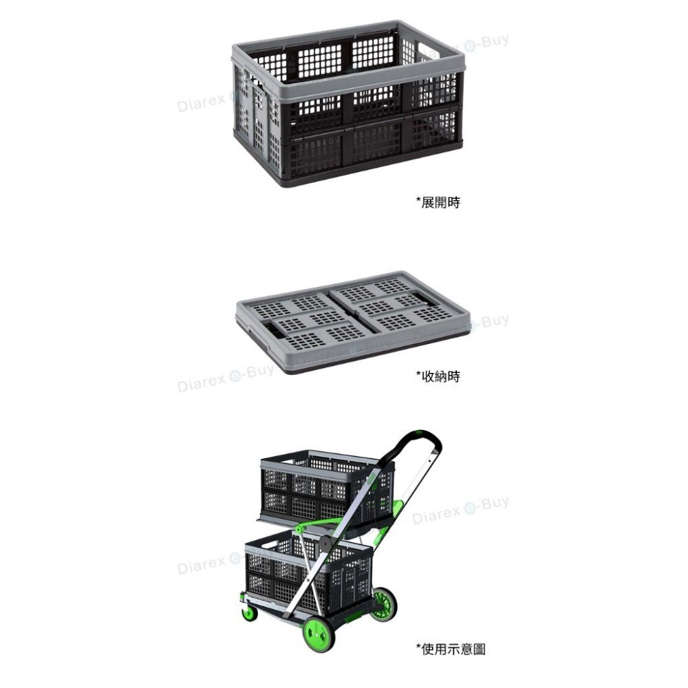 德國CLAX推車 專用折疊籃 folding box-細節圖3