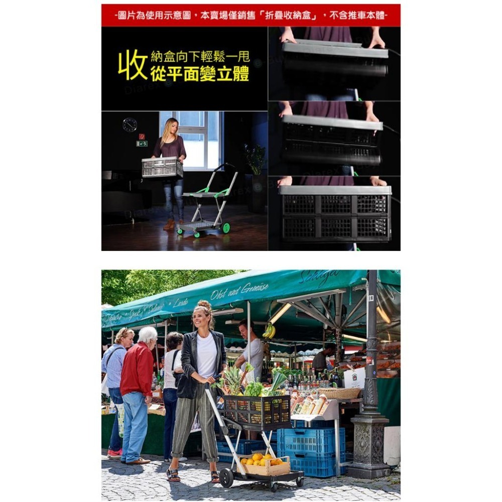 德國CLAX推車 專用折疊籃 folding box-細節圖4