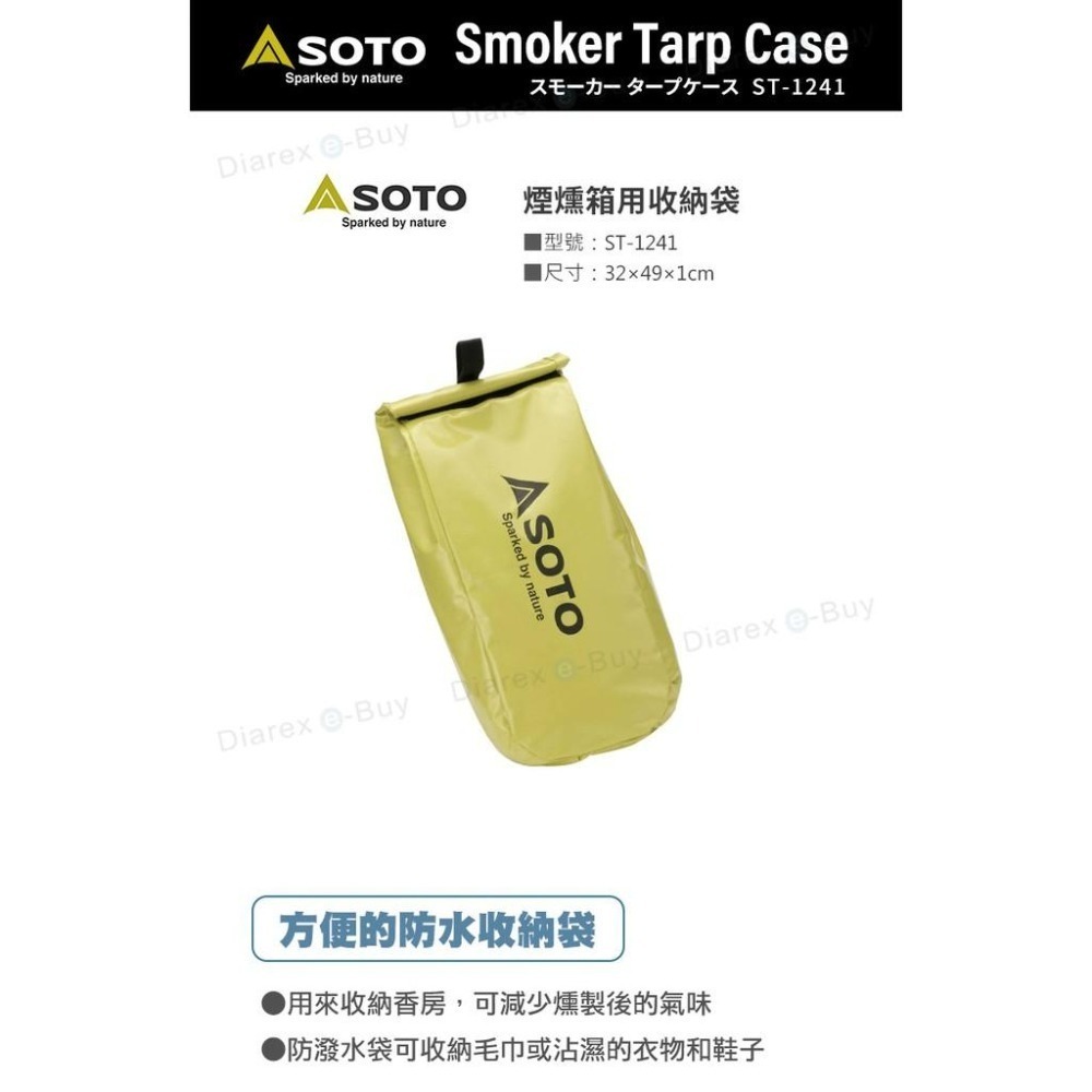 日本SOTO 防水收納袋 ST-1241(防異味、煙燻香房/旅行用)-細節圖2