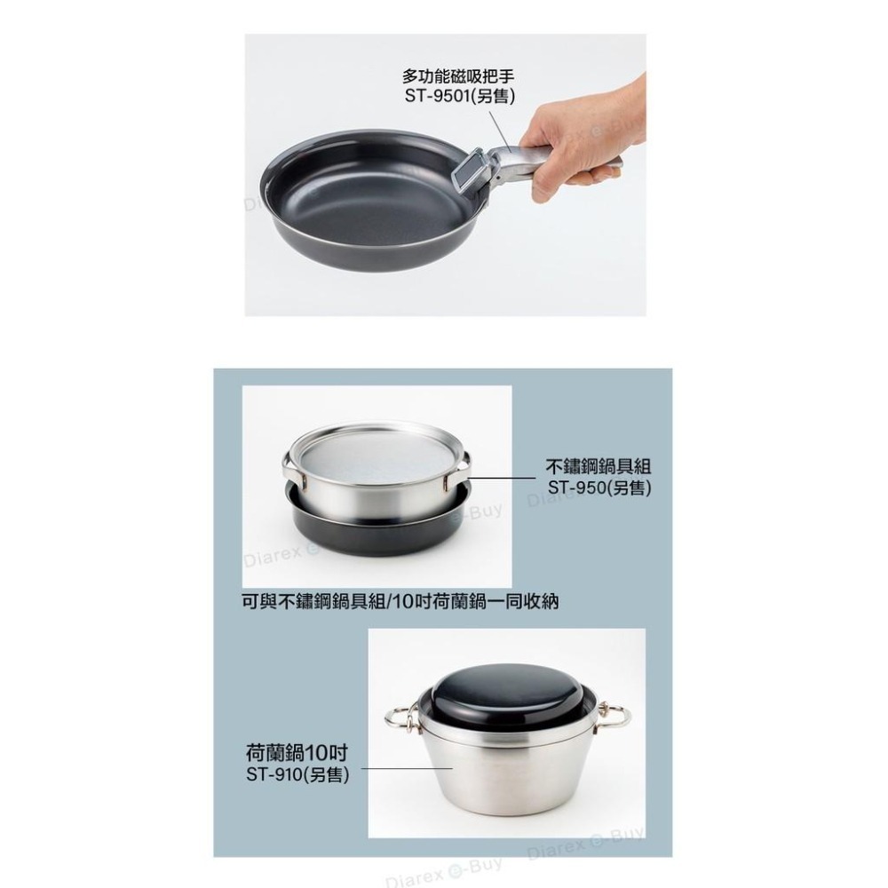 日本SOTO 煎炒鍋22cm ST-950FP22-細節圖5