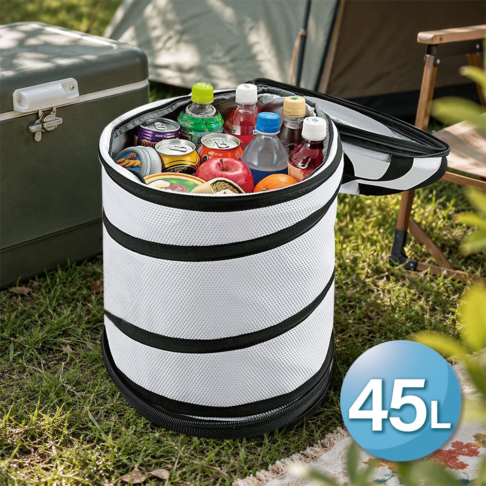 日本鹿牌圓形摺疊保冷袋 45L UE-565-細節圖5