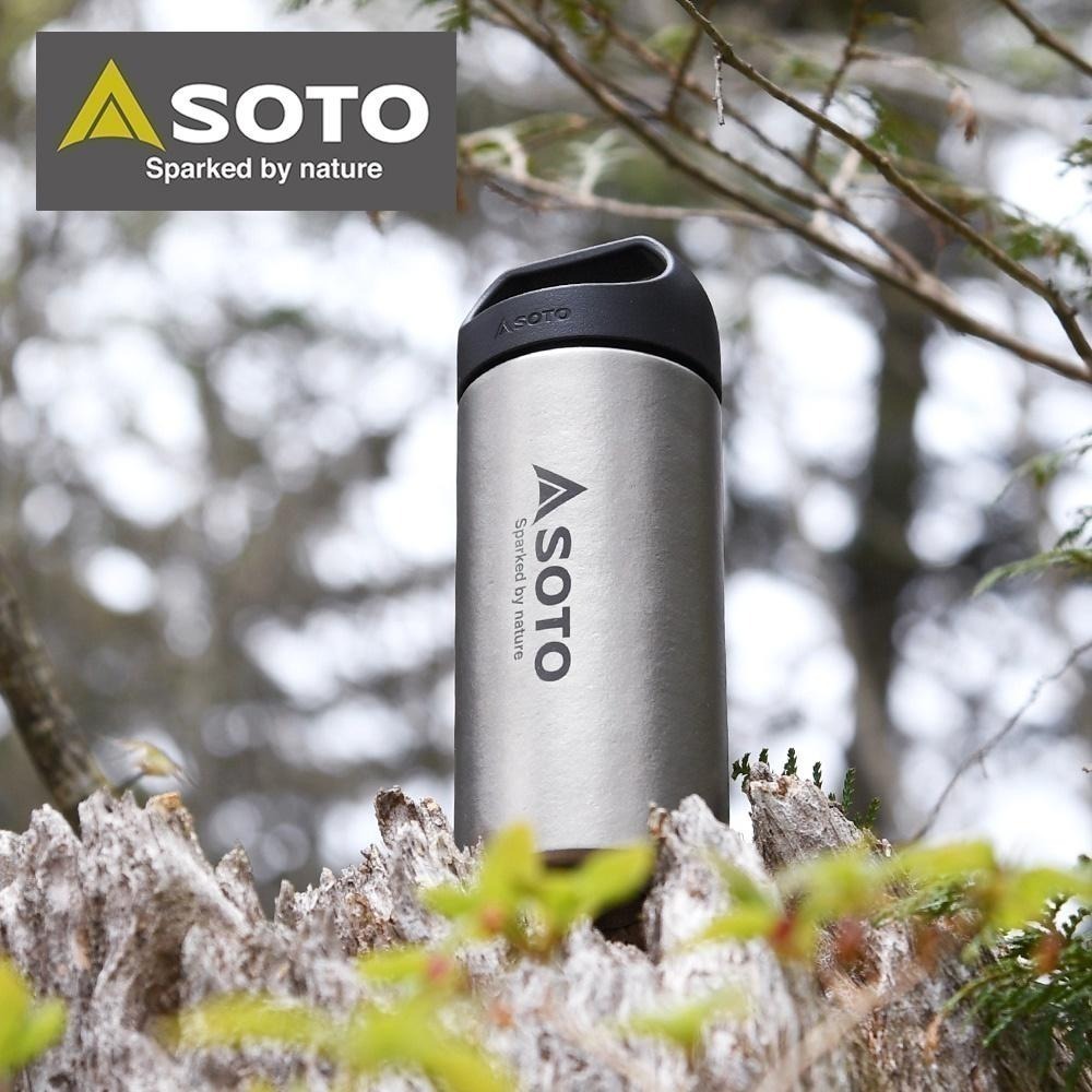 日本SOTO 超輕量鈦製真空保溫杯300ml/200ml ST-TN30 ST- TN20登山露營保溫瓶 雙層鈦水壺-細節圖7