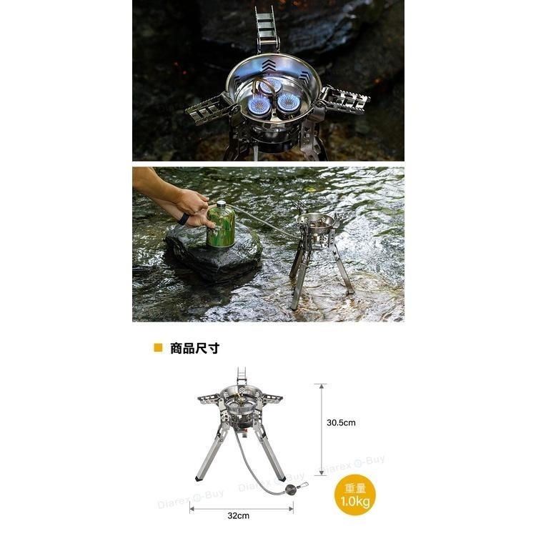 Pro Kamping 領航家 暴焱爐PK-34(可收折 大火力)高山爐 攻頂爐 蜘蛛爐 登山爐  露營爐-細節圖8