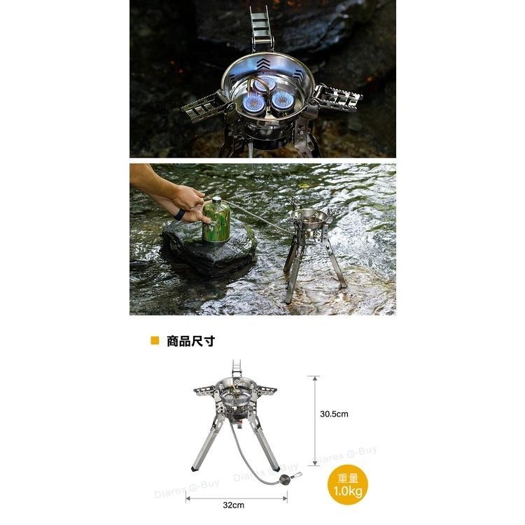 Pro Kamping 領航家 暴焱爐PK-34(可收折 大火力)高山爐 攻頂爐 蜘蛛爐 登山爐  露營爐-細節圖8
