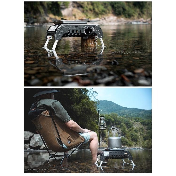 Pro Kamping領航家 MINI TANK 高山罐專用爐 PK-22 附收納硬盒  兩段式高度調整 登山-細節圖9