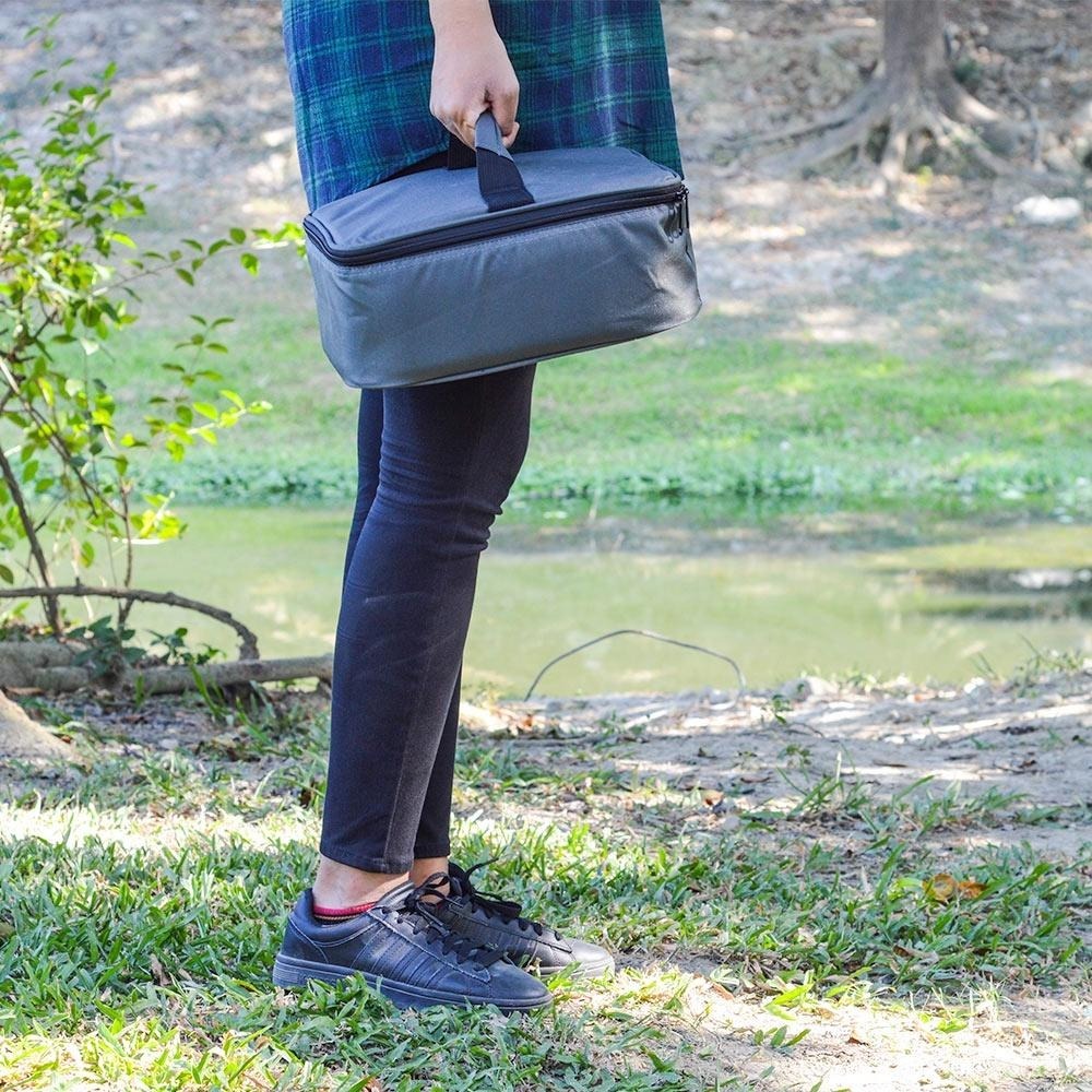 CUBE迷你卡式爐個性配件組(含胡桃木側板、木旋鈕、收納袋) KOVEA 復古美型瓦斯爐專用配件-細節圖7