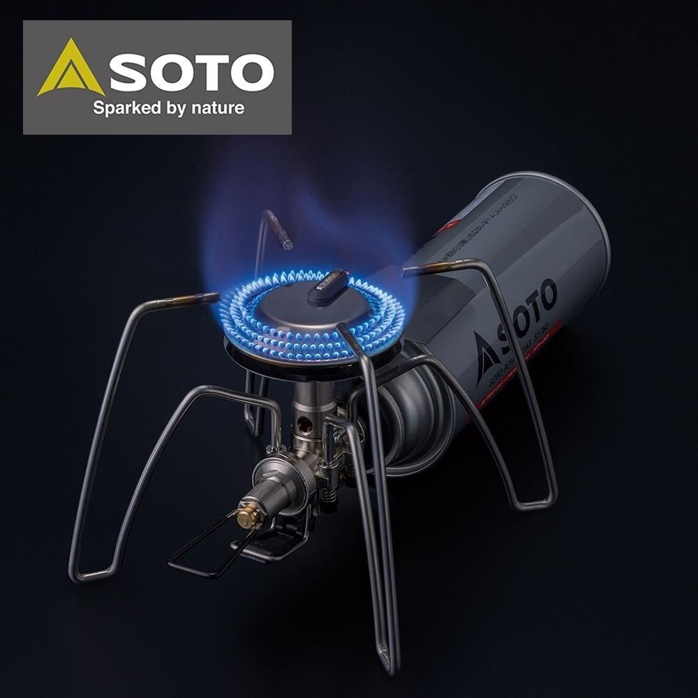日本SOTO 穩壓輕便型蜘蛛爐 ST-340  大火口3.3kW 露營瓦斯爐 ST-310休閒爐進化版 卡式瓦斯迷你爐-細節圖2