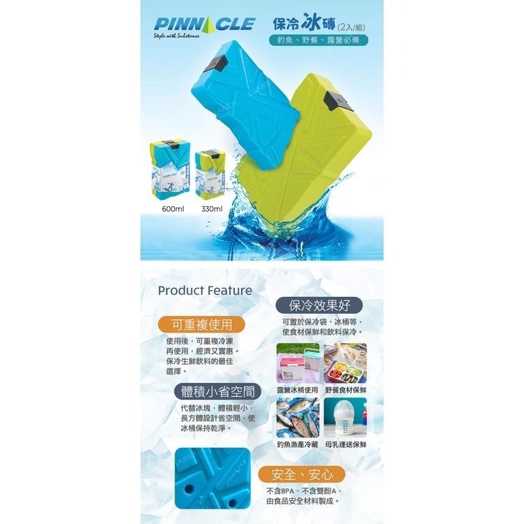 PINNACLE 保冷冰磚  冰寶 保冰劑 保冰 保冷磚 凍磚 冰磚 釣魚露營野營保冷保鮮-細節圖2