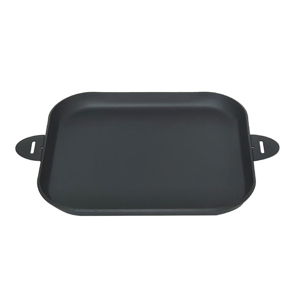 韓國DADAMA 韓式碳鋼方形煎烤盤(防鏽不沾烤盤) 露營烤盤 烤肉盤 韓製燒烤盤-細節圖2