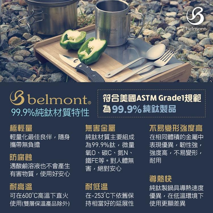日本Belmont 純鈦杯蓋 迷你鈦砧板/雪拉杯蓋/露營多功能餐具-細節圖7