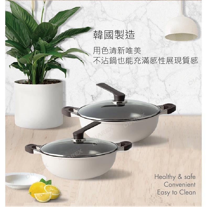 韓國FourSeason 不沾雙耳湯鍋/火鍋32cm（附鍋蓋）-細節圖4