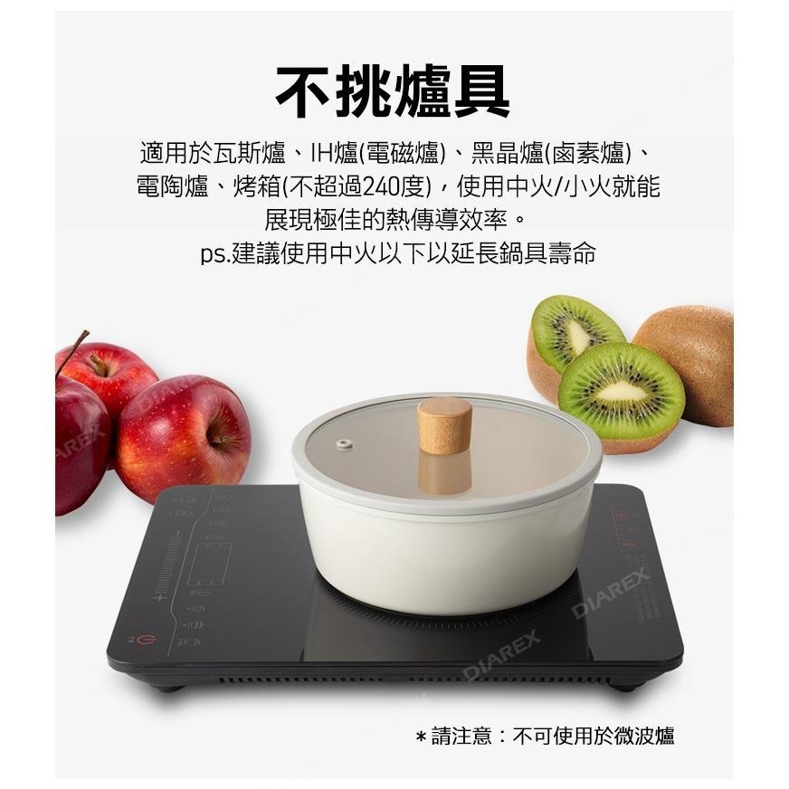 韓國Arisu 可拆式陶瓷不沾鍋5件組20cm-細節圖9