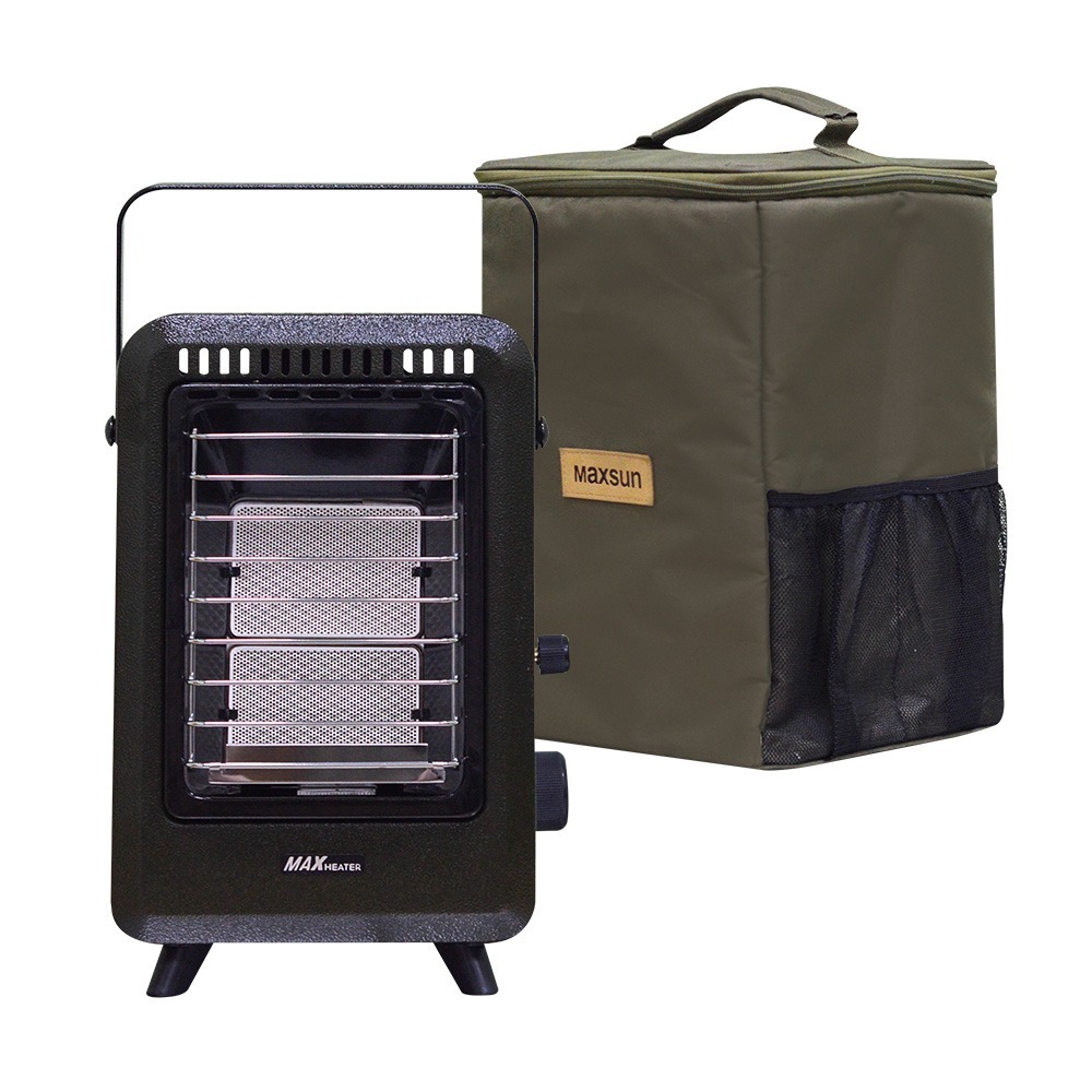 韓國MAX 兩段式便攜卡式瓦斯暖爐(優雅白/午夜綠) MGH-300A-規格圖9