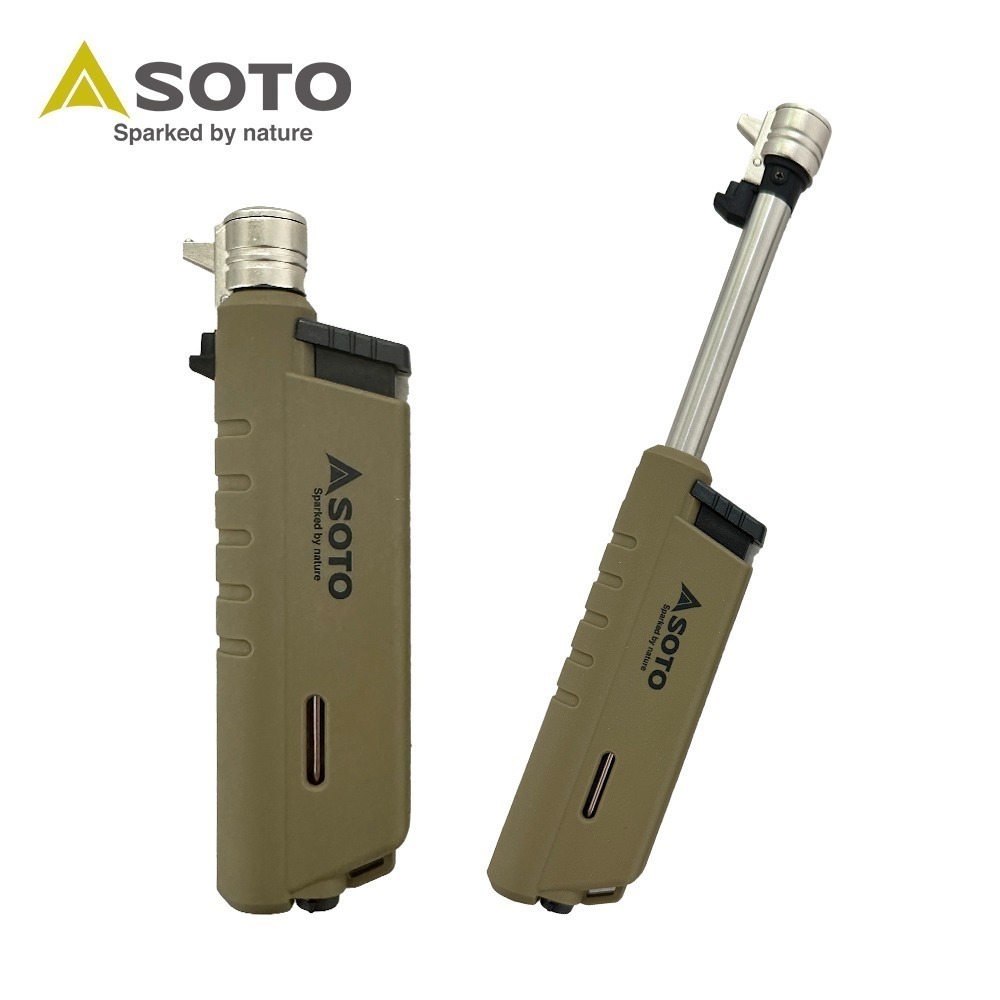 日日本SOTO 伸縮防風點火器(月球灰/土狼棕/軍綠) ST-487限定系列-規格圖11