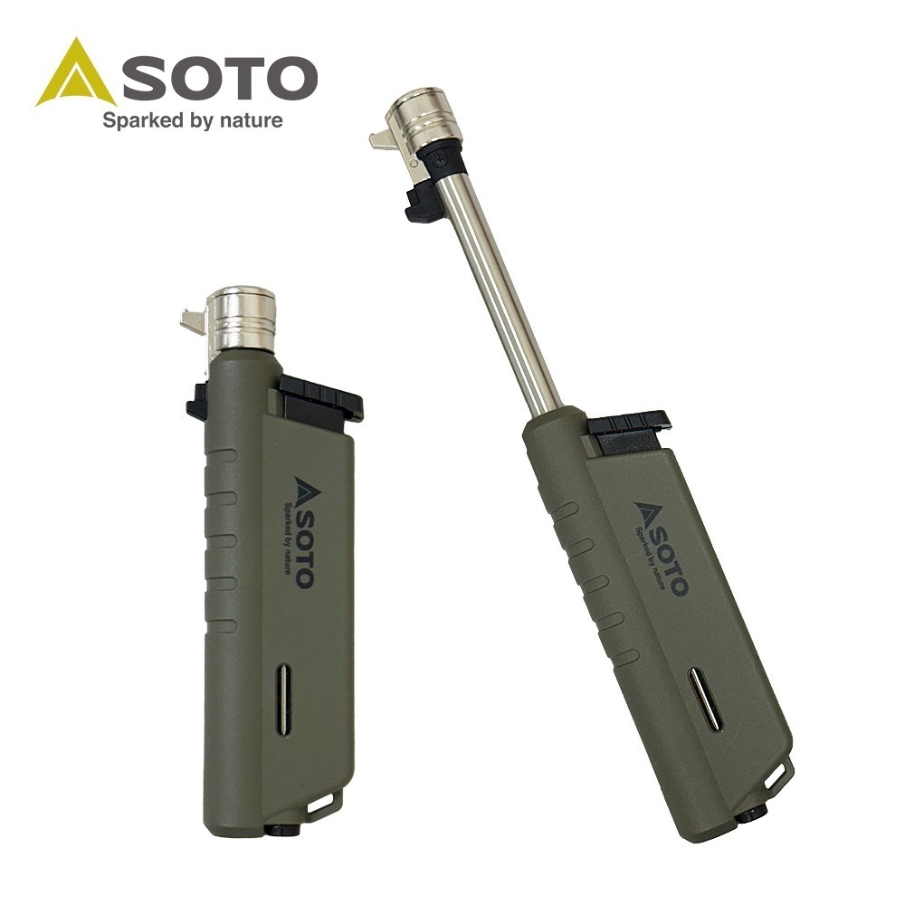 日日本SOTO 伸縮防風點火器(月球灰/土狼棕/軍綠) ST-487限定系列-規格圖11
