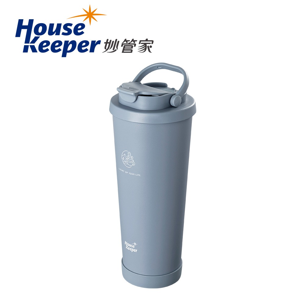 妙管家 860ml手提陶瓷雙飲杯HKVC-2303 (灰藍/暖茶/棗紅)-規格圖9