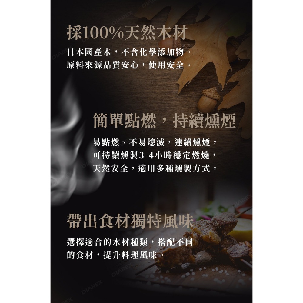 日本進誠 煙燻木塊 (蘋果/胡桃) 燻材 煙燻料理-細節圖4