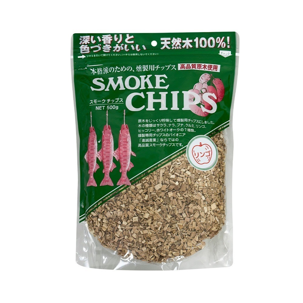 日本進誠 煙燻木片500g (櫻桃/橡木/核桃/蘋果/胡桃/櫸木/白櫟木) 煙燻木屑 燻材 煙燻料理-規格圖6