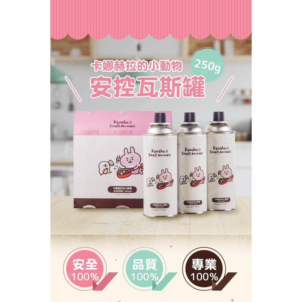 【7-ELEVEN 門市團購】【卡娜赫拉的小動物】時尚炫彩迷你磁吸瓦斯爐 【贈】安控瓦斯罐 250g 3入組-細節圖8