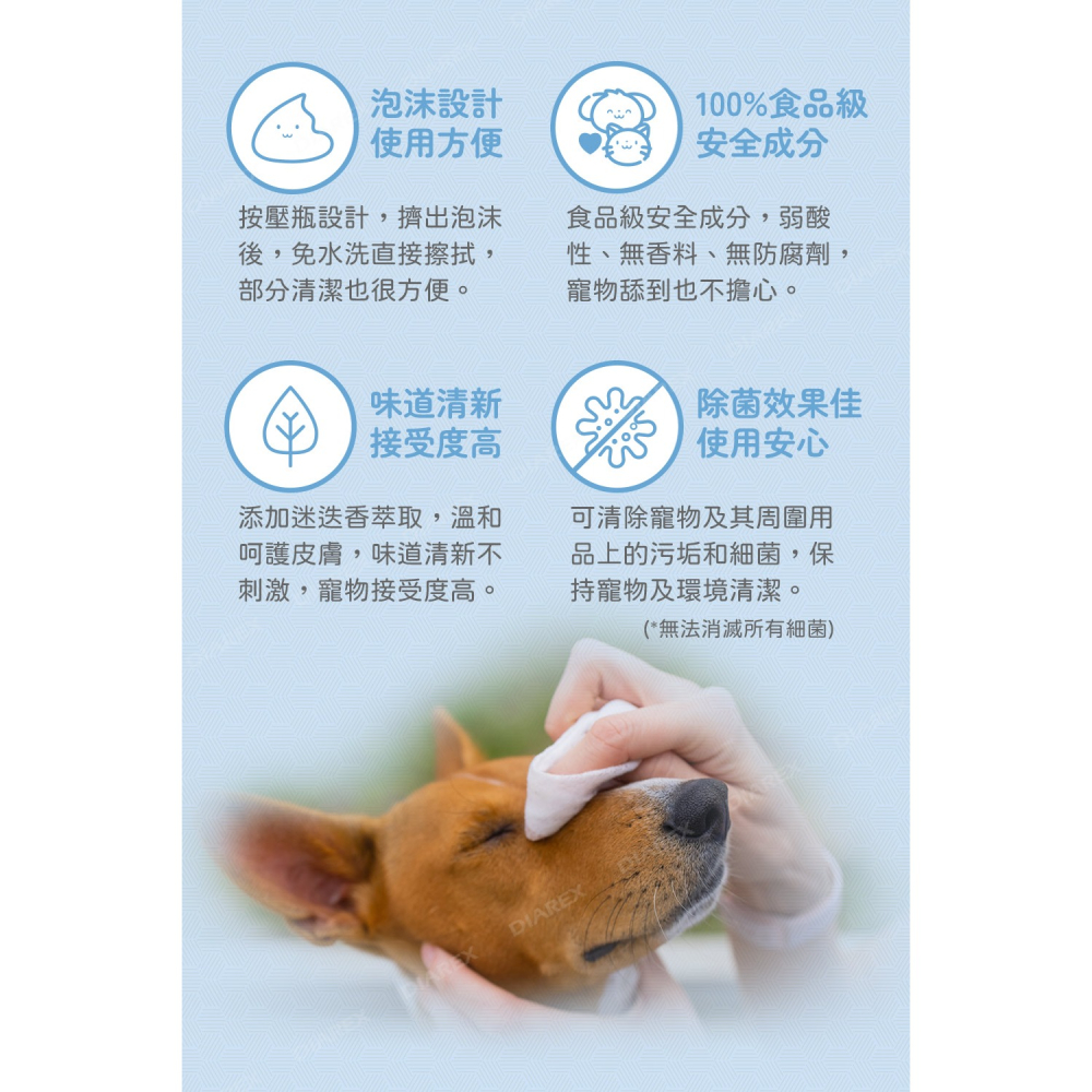 日本LION PET綺麗系列 犬貓身體/周邊潔淨慕斯補充包 200ml-細節圖4