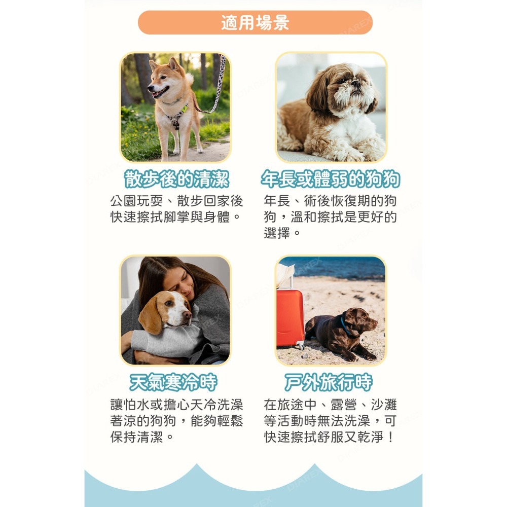 日本LION PET綺麗系列 犬用梳毛掌套(15枚)-細節圖3