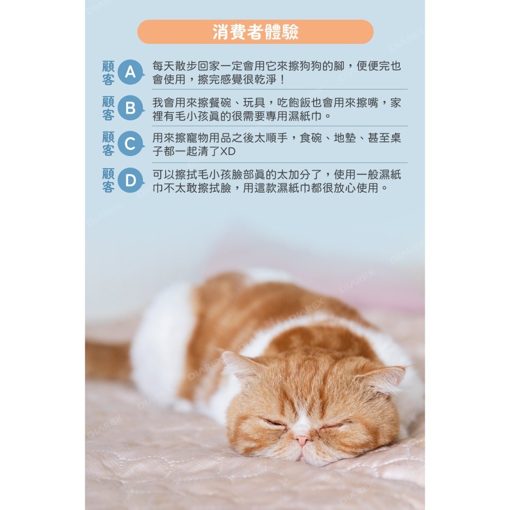 日本LION PET綺麗系列 犬貓身體/周邊潔淨濕紙巾(80張)-細節圖5