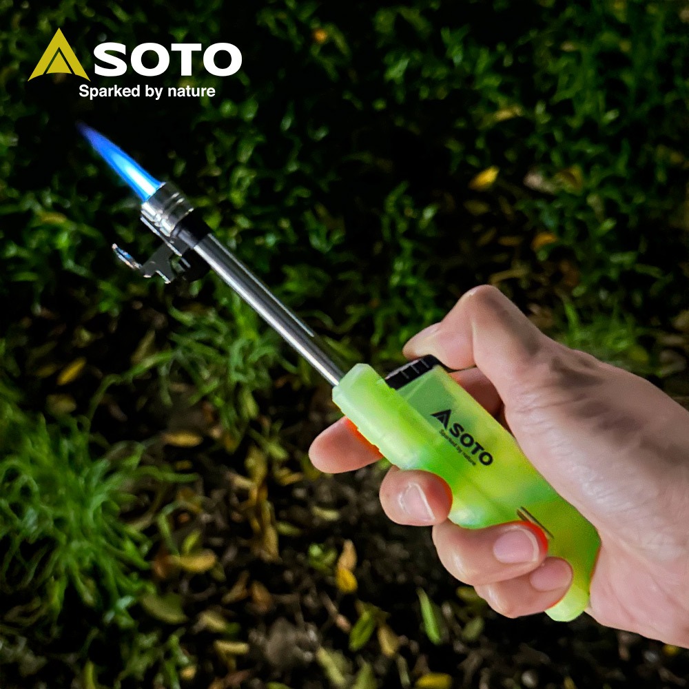 日本SOTO 夜光伸縮防風點火器 ST-487LU 打火機 可填充 附防塵蓋 露營 野營-細節圖8