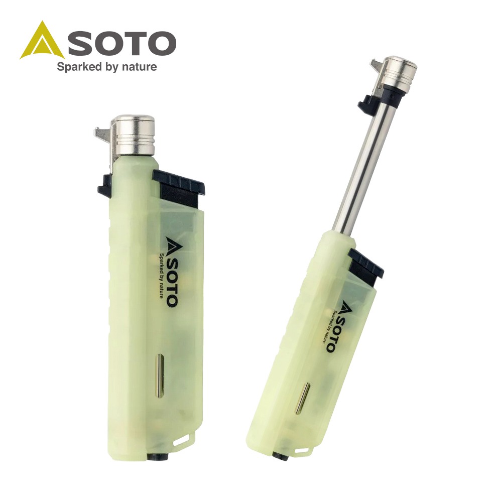 日本SOTO 夜光伸縮防風點火器 ST-487LU 打火機 可填充 附防塵蓋 露營 野營-細節圖9