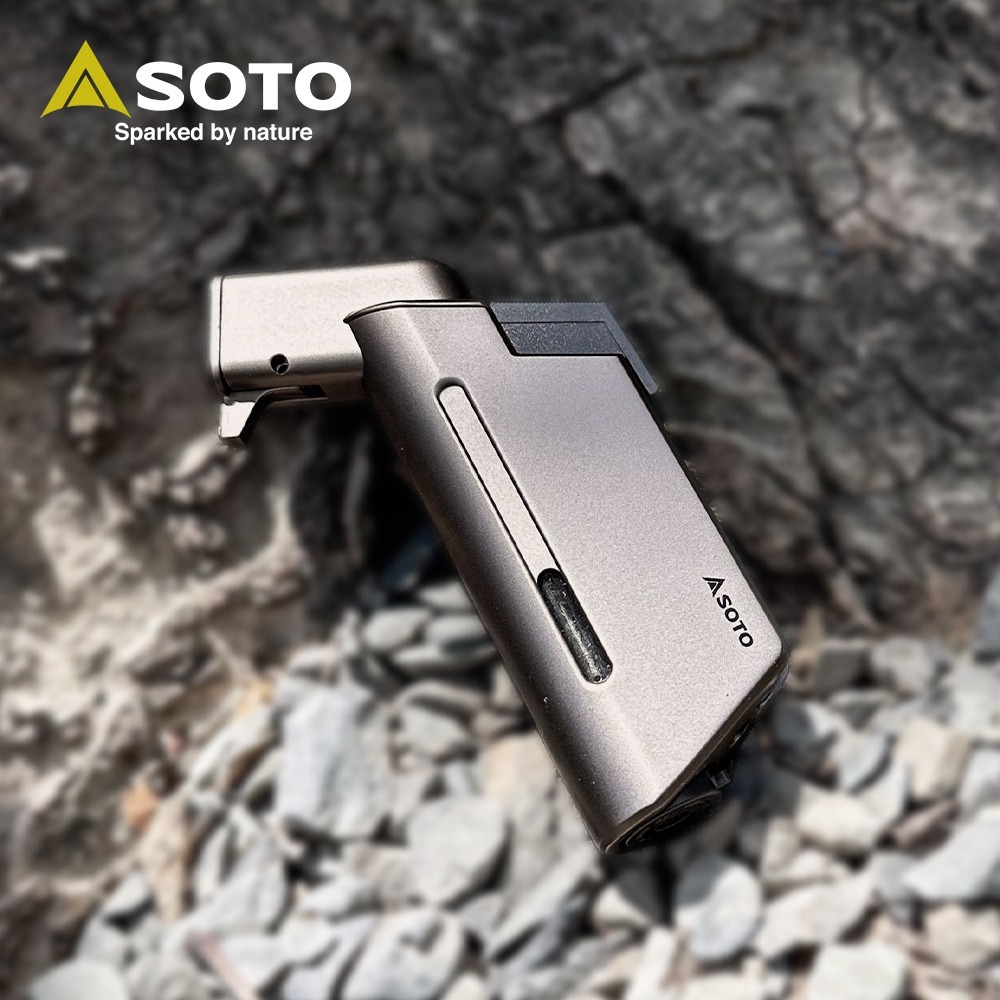 日本SOTO 金屬棕L型填充式迷你點火器 ST-489TB 掌中型打火機 可填充 附防塵蓋 露營 野營-細節圖8