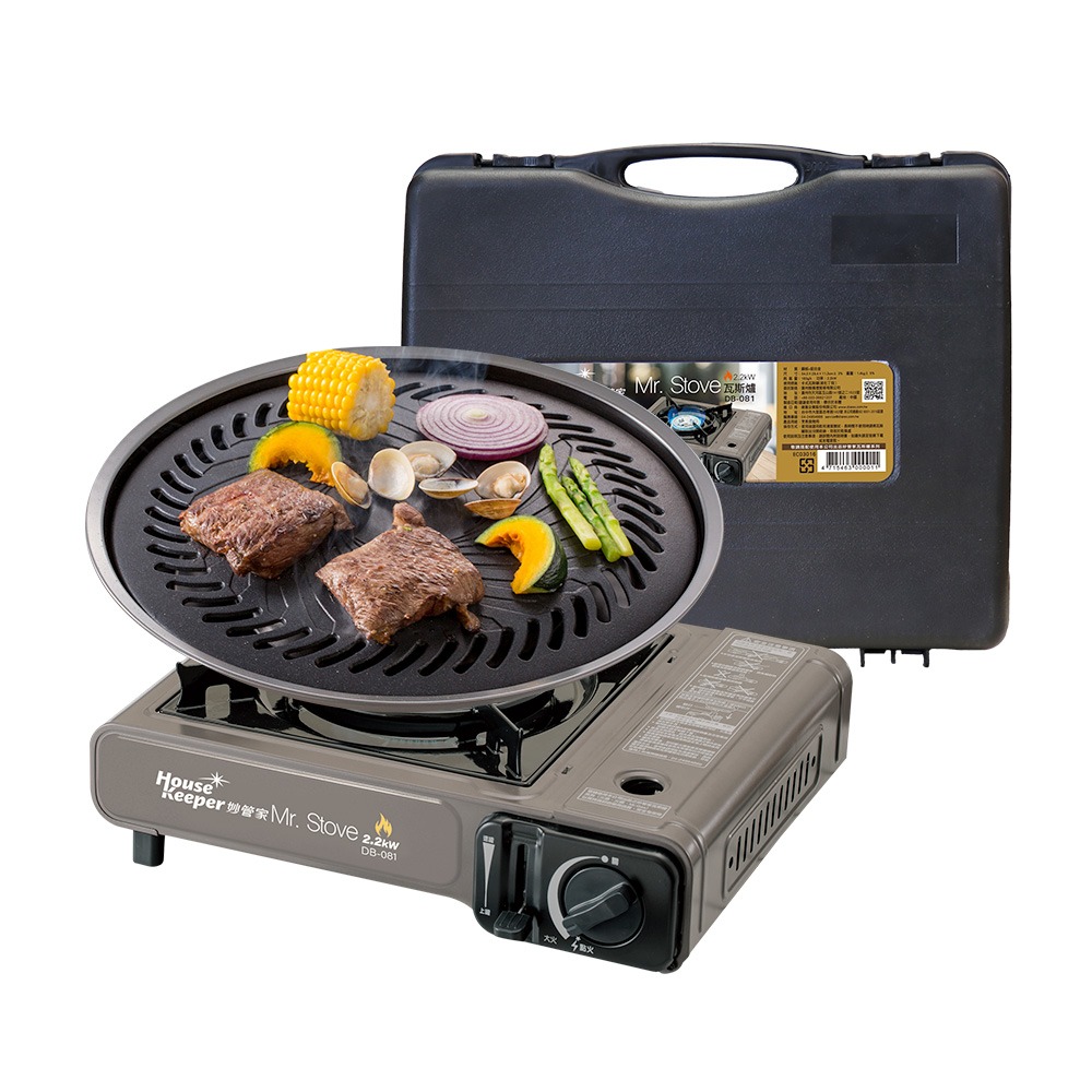 【7-ELEVEN 門市團購】妙管家攜帶式瓦斯爐DB-081+和風燒烤盤(大)-細節圖3