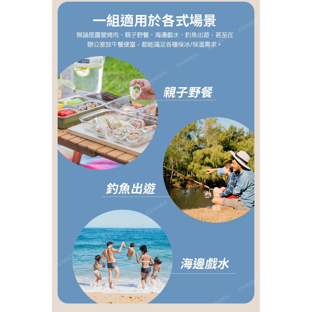 妙管家 12L手提式冰桶 HKI-BN12(粉色/天藍/霧黑)　戶外保冷箱 露營野餐烤肉冰桶 車載 釣魚冰箱 保溫箱-細節圖5