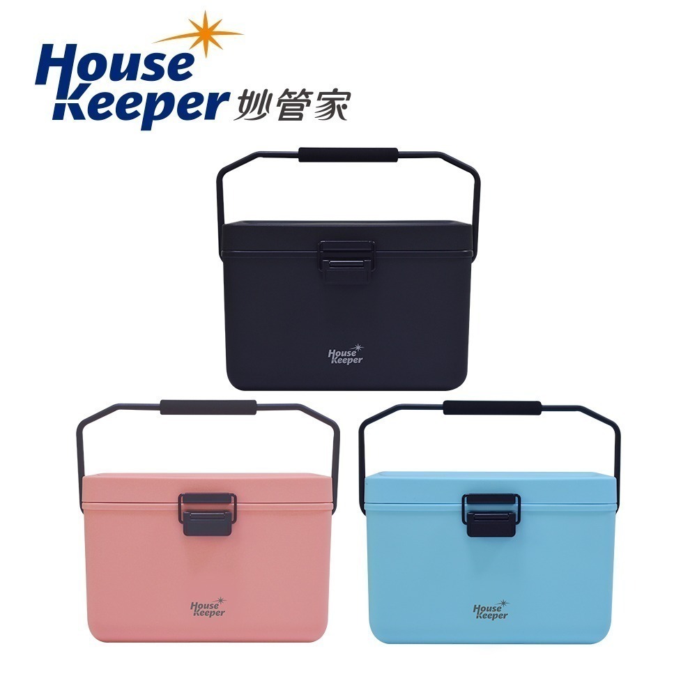 【限時購】妙管家 12L手提式冰桶 HKI-BN12(粉色/天藍/霧黑)　戶外保冷箱 露營野餐烤肉冰桶 車載 釣魚冰箱-細節圖11
