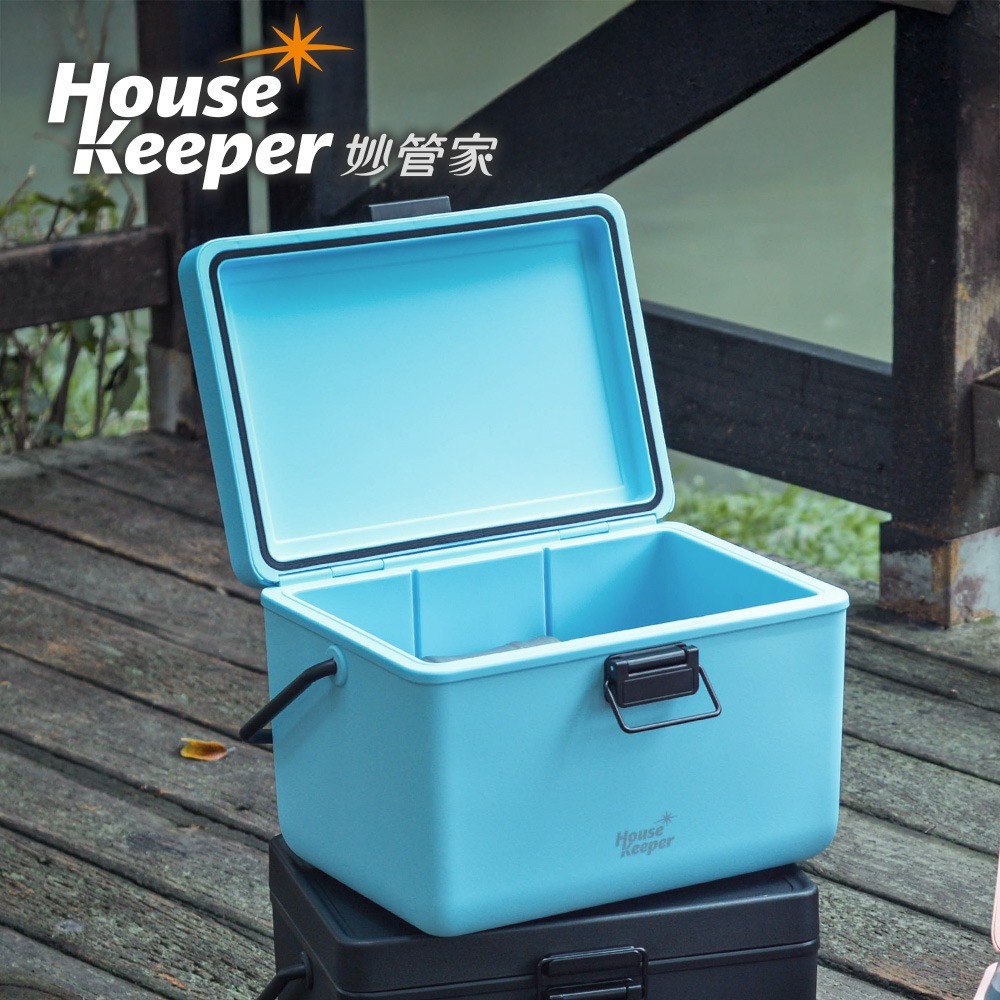 妙管家 12L手提式冰桶 HKI-BN12(粉色/天藍/霧黑)　戶外保冷箱 露營野餐烤肉冰桶 車載 釣魚冰箱 保溫箱-規格圖11