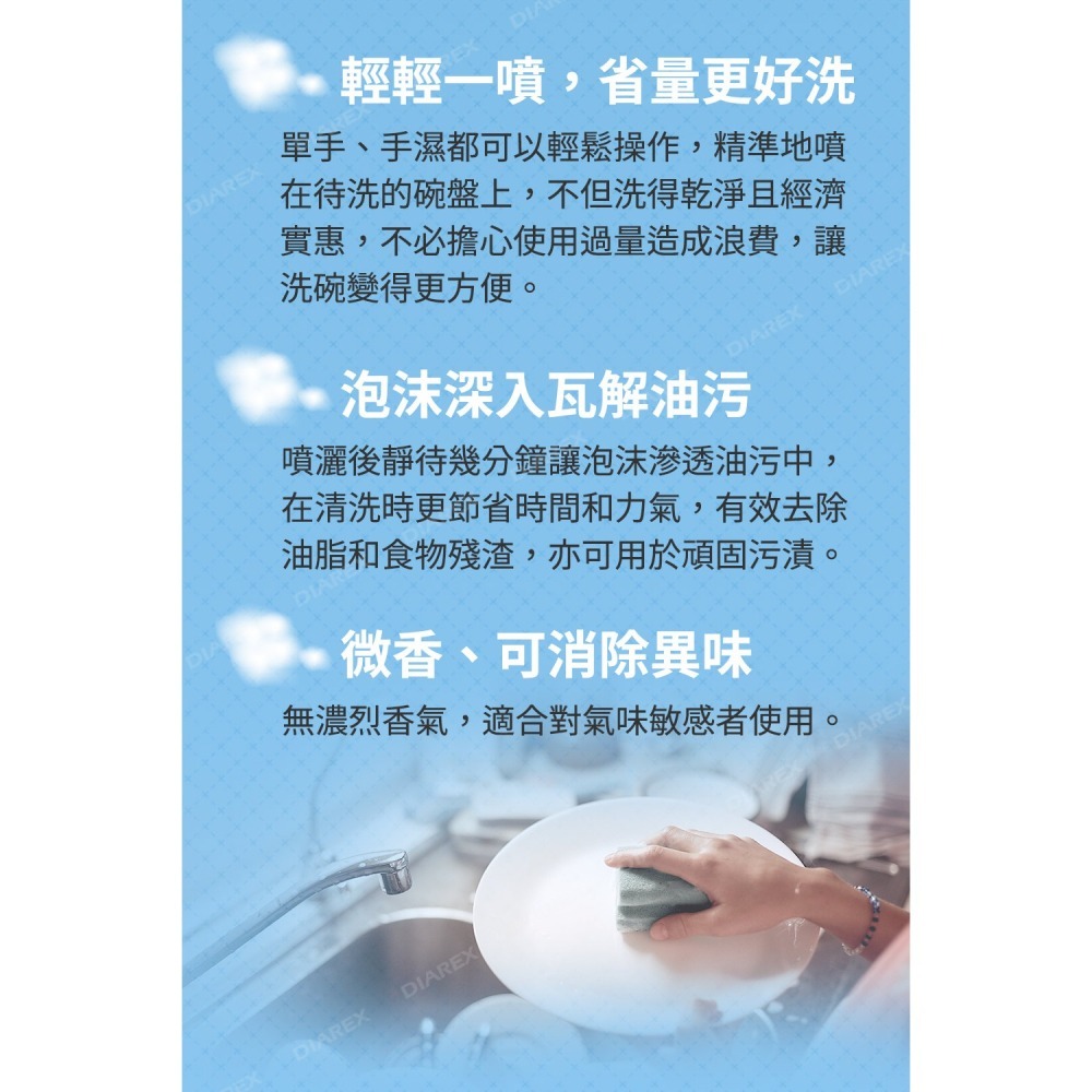 日本P&G 超值4入組 微香噴式洗碗精 JOY ALL IN ONE系列(300ml*1+690ml*3)-細節圖4