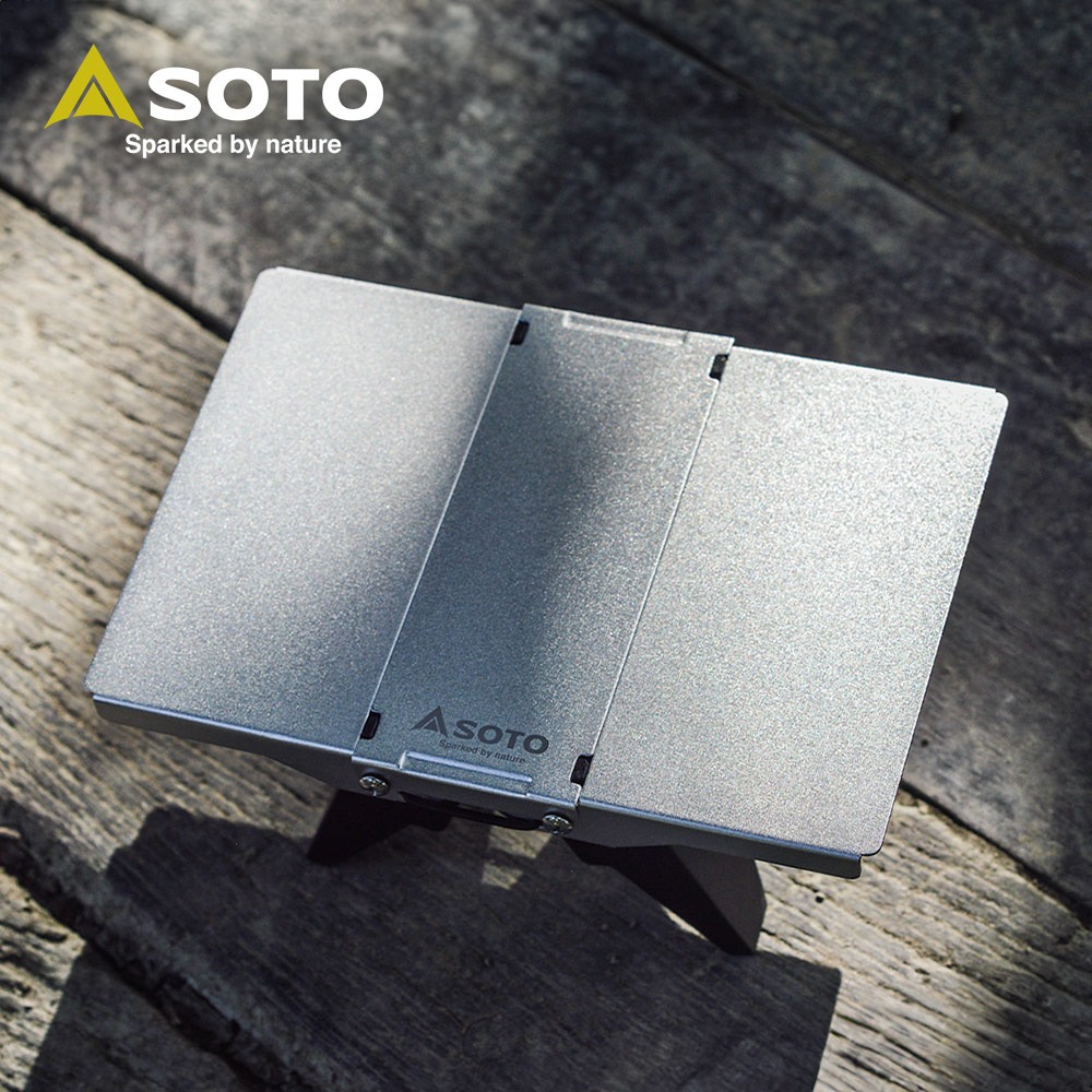 日本SOTO 極輕量鋁合金迷你摺疊桌ST-3501 野營登山隨行桌 機車露營個人桌-細節圖2