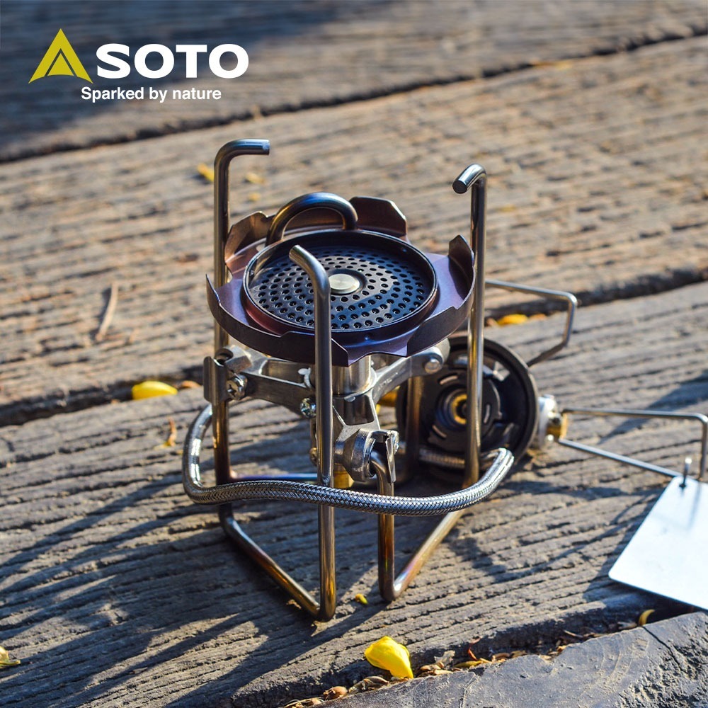 日本SOTO Trek Master防風分離式蜘蛛爐  ST-331 露營輕量瓦斯爐 卡式瓦斯野炊爐具-細節圖7