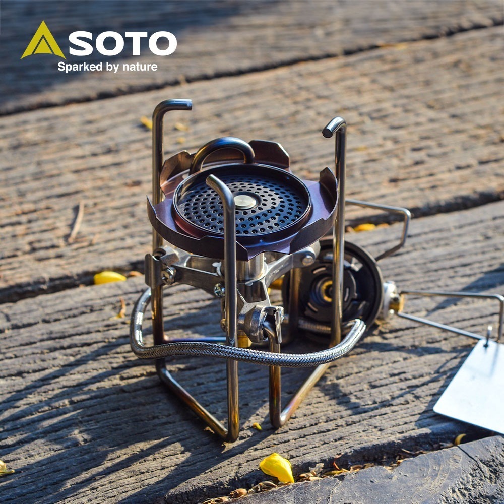 日本SOTO Trek Master防風分離式蜘蛛爐  ST-331 露營輕量瓦斯爐 卡式瓦斯野炊爐具-細節圖7
