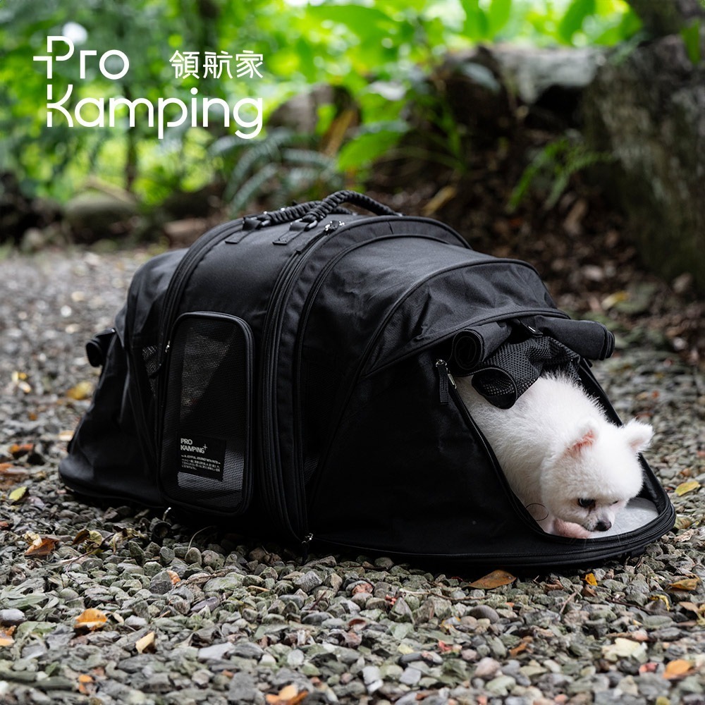Pro Kamping 領航家 寵物戶外多功能背包 PK-PTB01BK 外出太空包 小型犬旅行袋 貓咪外出袋 狗背包-細節圖5