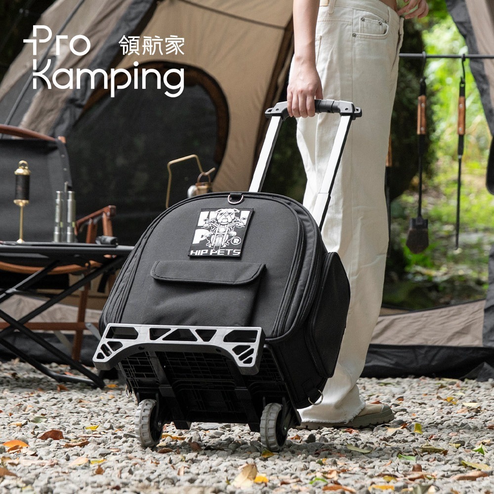Pro Kamping 領航家 寵物戶外多功能背包 PK-PTB01BK 外出太空包 小型犬旅行袋 貓咪外出袋 狗背包-細節圖7