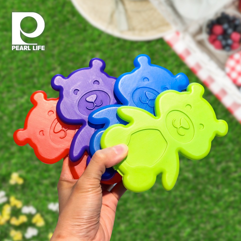 【日本 Pearl Life】Home Label 動物造型保冷劑 (4入組) 企鵝/北極熊 迷你冰磚 便當保鮮-細節圖3