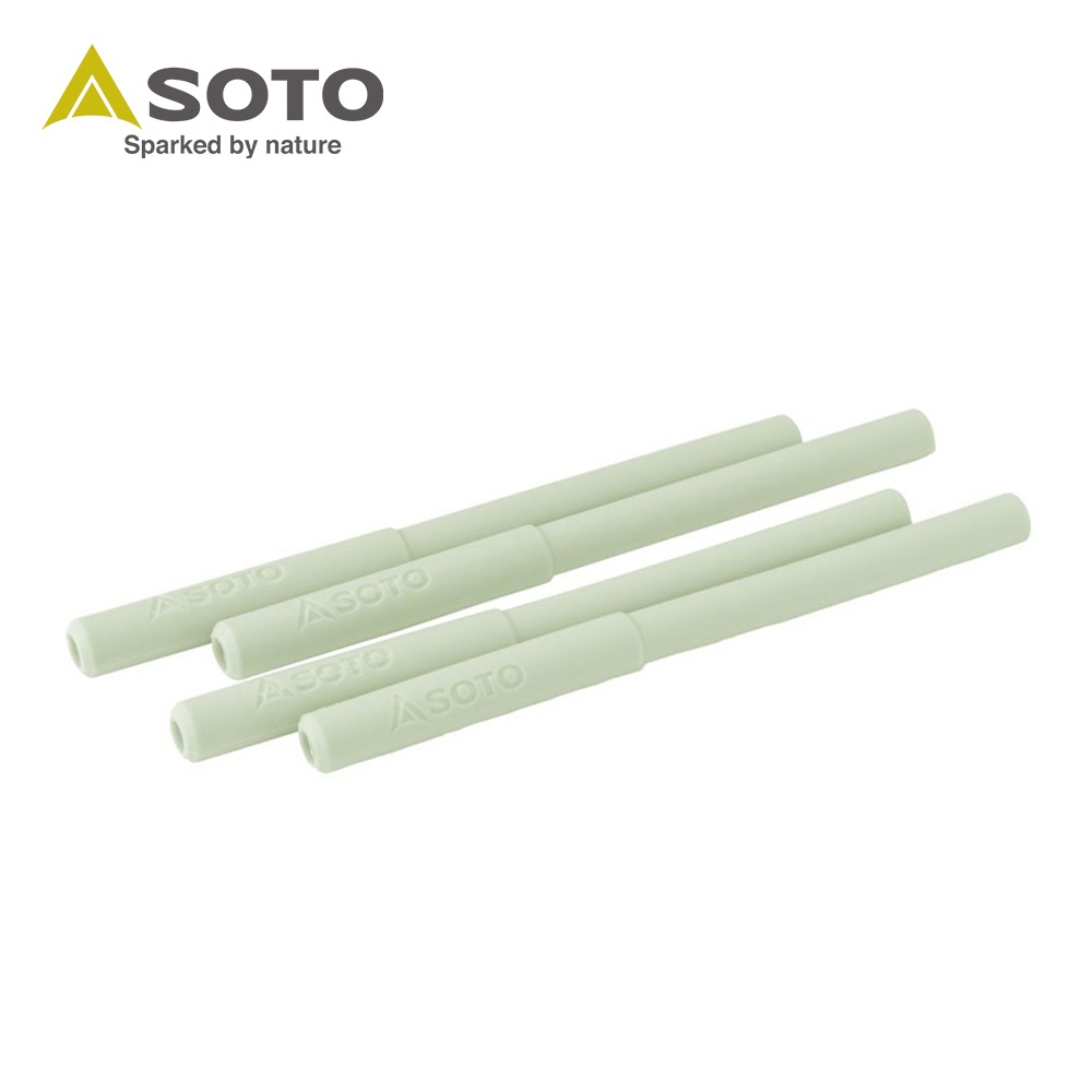 日本SOTO 蜘蛛爐專用防滑矽膠腳套 ST-3105LU(夜光綠/夜光藍)-細節圖3