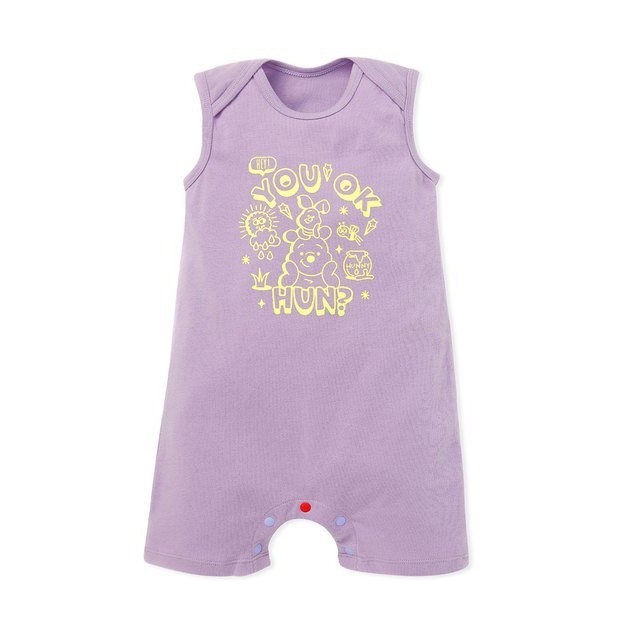 【無袖連身衣】小熊維尼(紫色)(售完絕版)