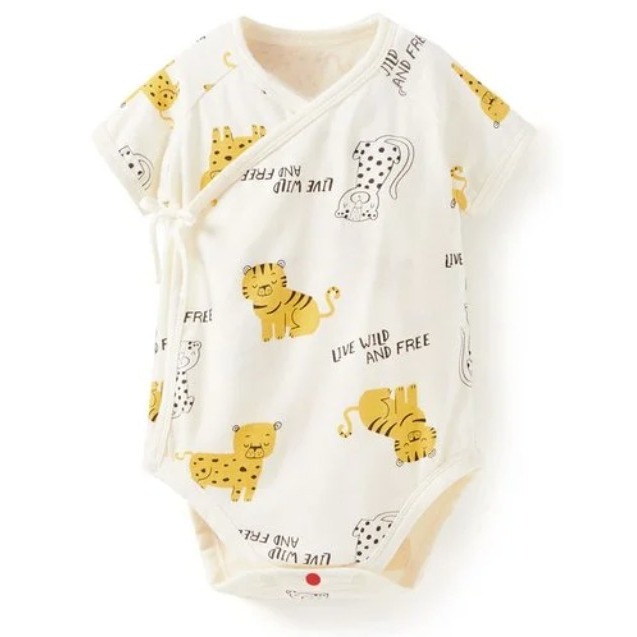 【Mamaway媽媽餵】短袖/無袖包屁衣(70~90cm信封領套頭)-規格圖2