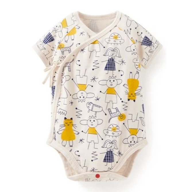 【無袖純棉】三角形*藍(二件組)