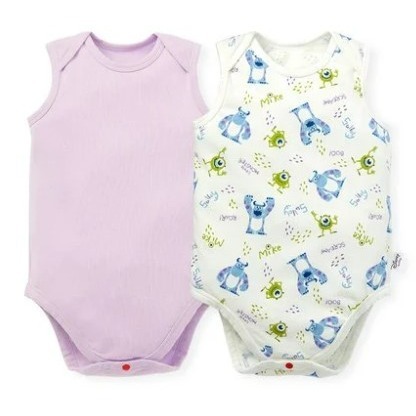 【無袖純棉】怪獸大學(二件組)